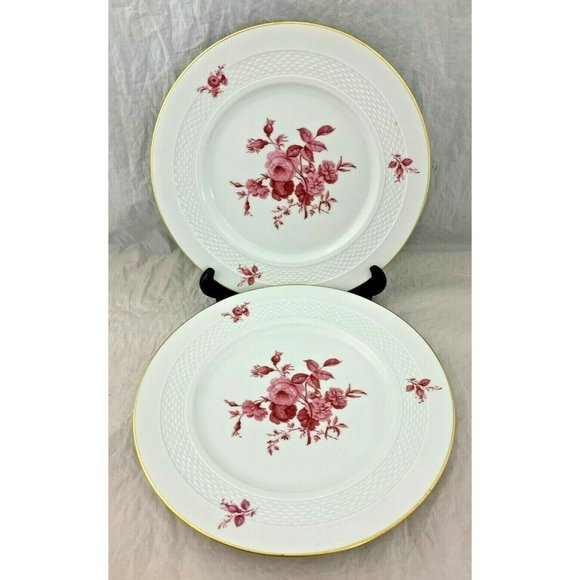 Vintage Hutschenreuther Hohenberg China Serenade Pair Dinner Plates 9.75" - Picture 5 of 9